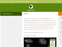 Tablet Screenshot of bodhilinux.com